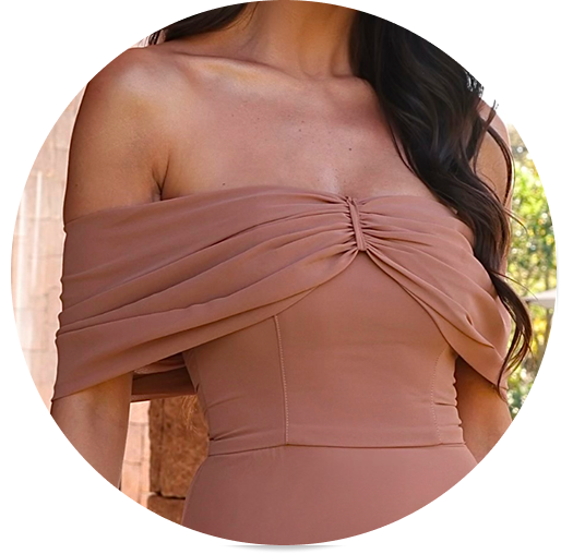 Vestido Midi Gina Marrom