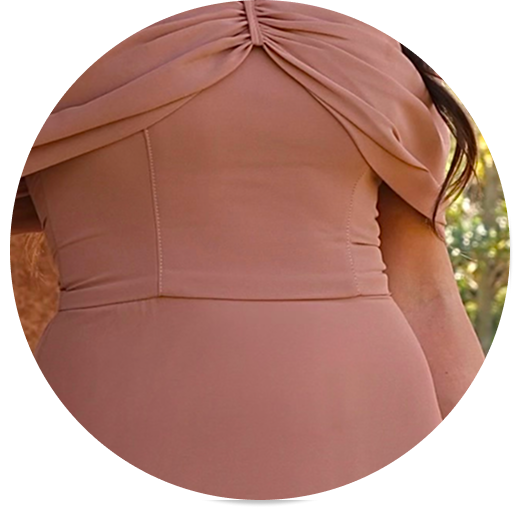 Vestido Midi Gina Marrom