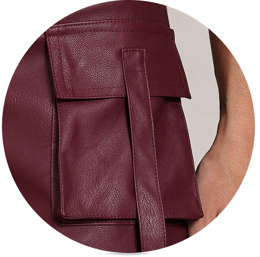  Shorts Couro Bolsos Pandora