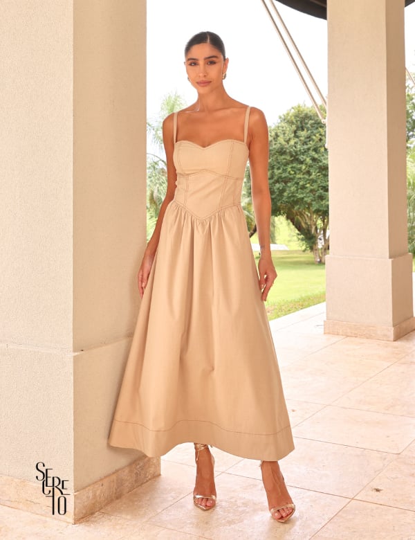Secreto Vestido Midi | Alfaiataria Aghata