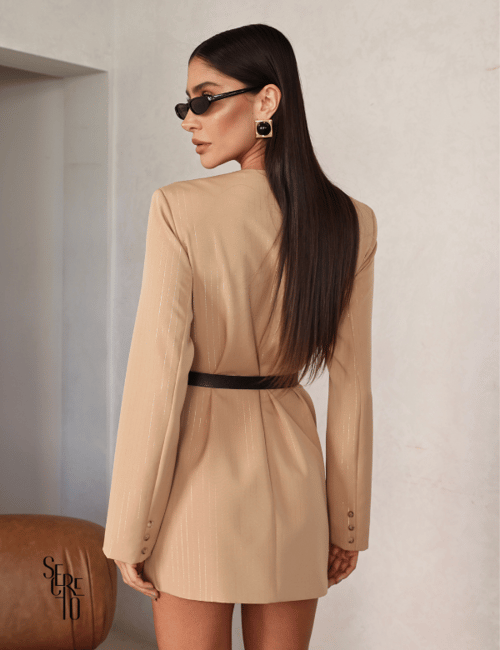 Secreto Max Blazer | Risca de Giz Olivia