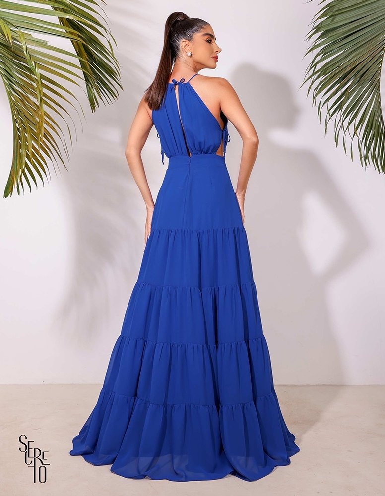 Vestido Longo Tamara Azul Royal