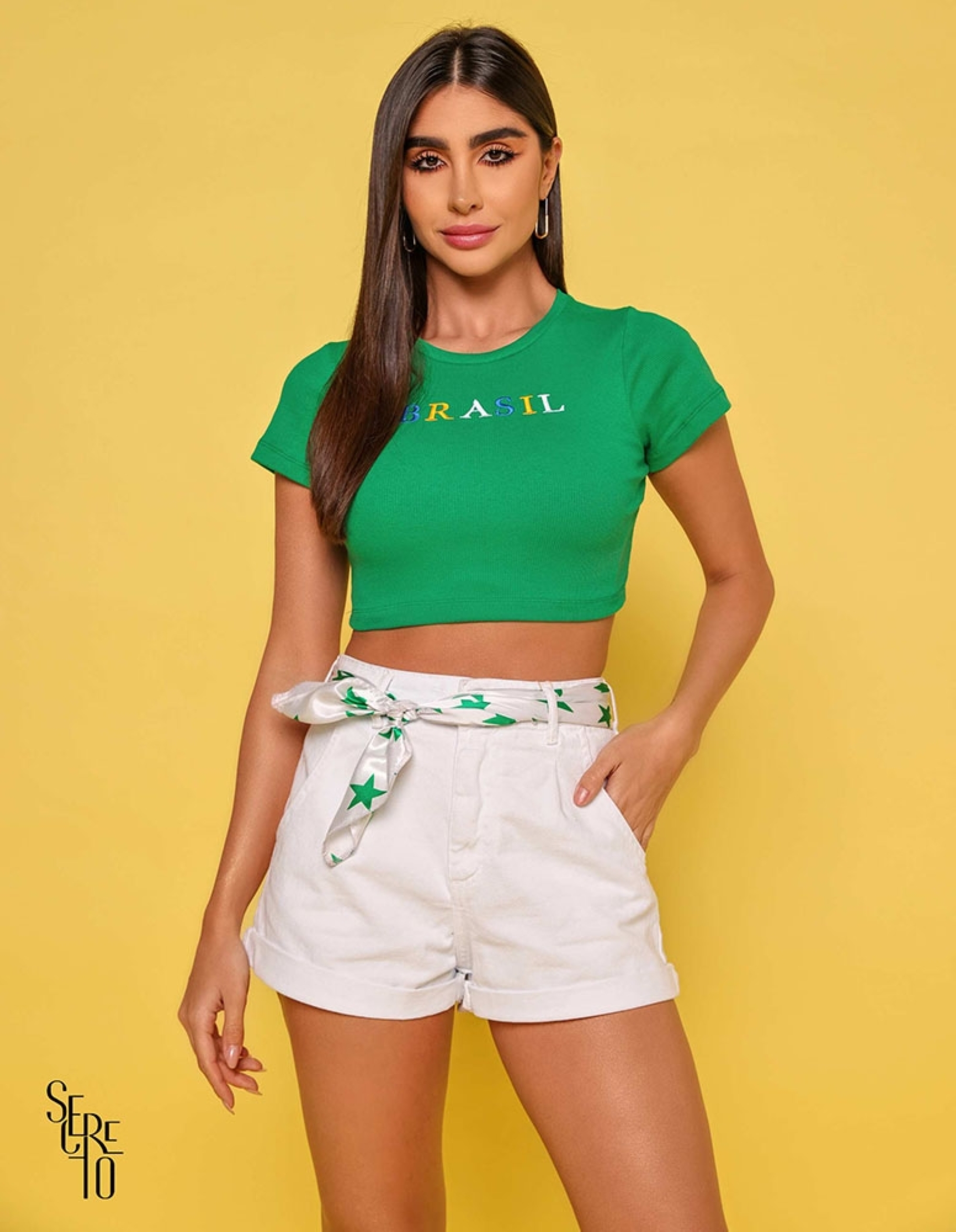 Shorts Baggy Valentina Off White