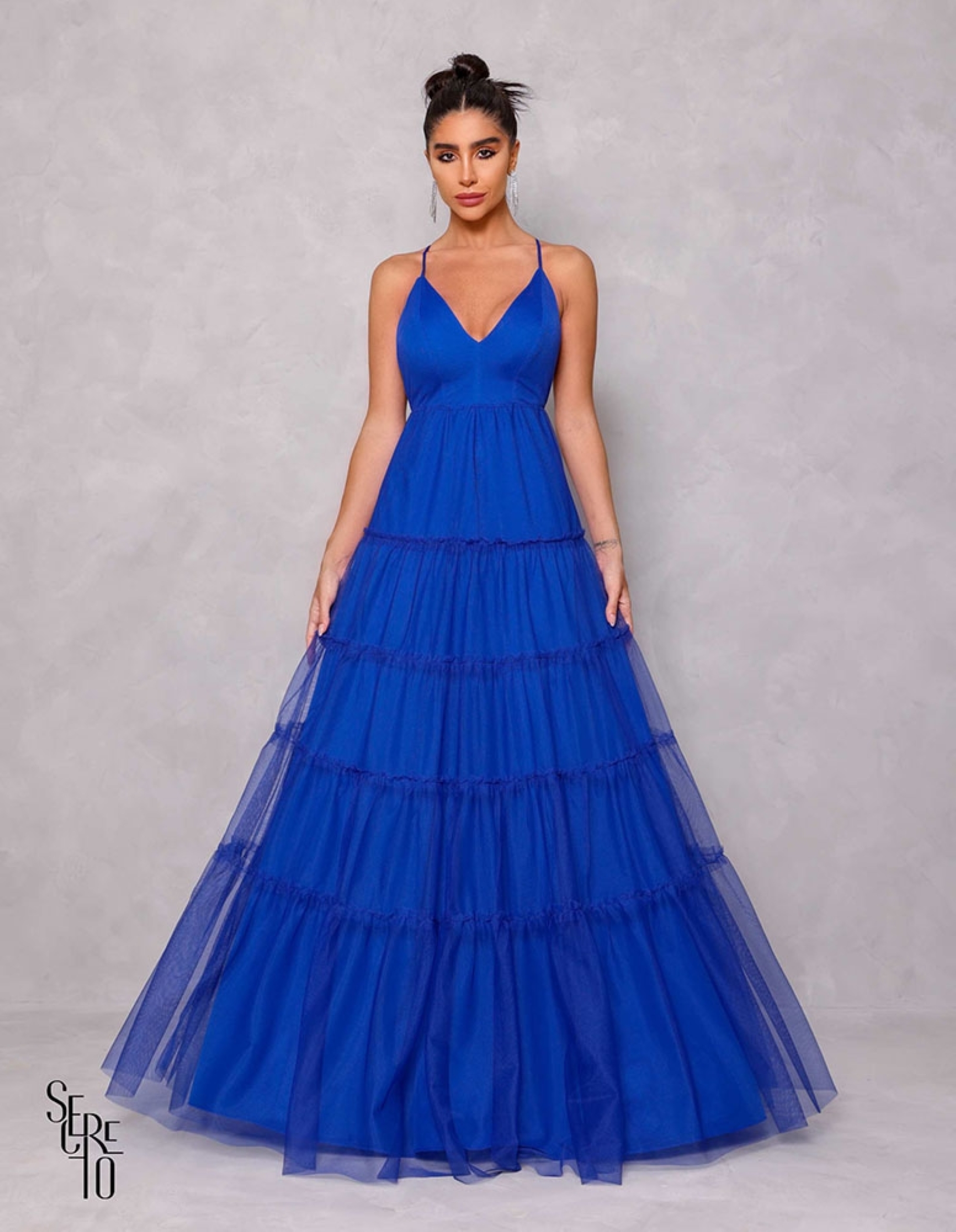 Vestido Longo Tamira Azul Royal